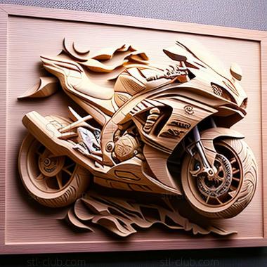 3D мадэль Kawasaki Ninja 300 (STL)